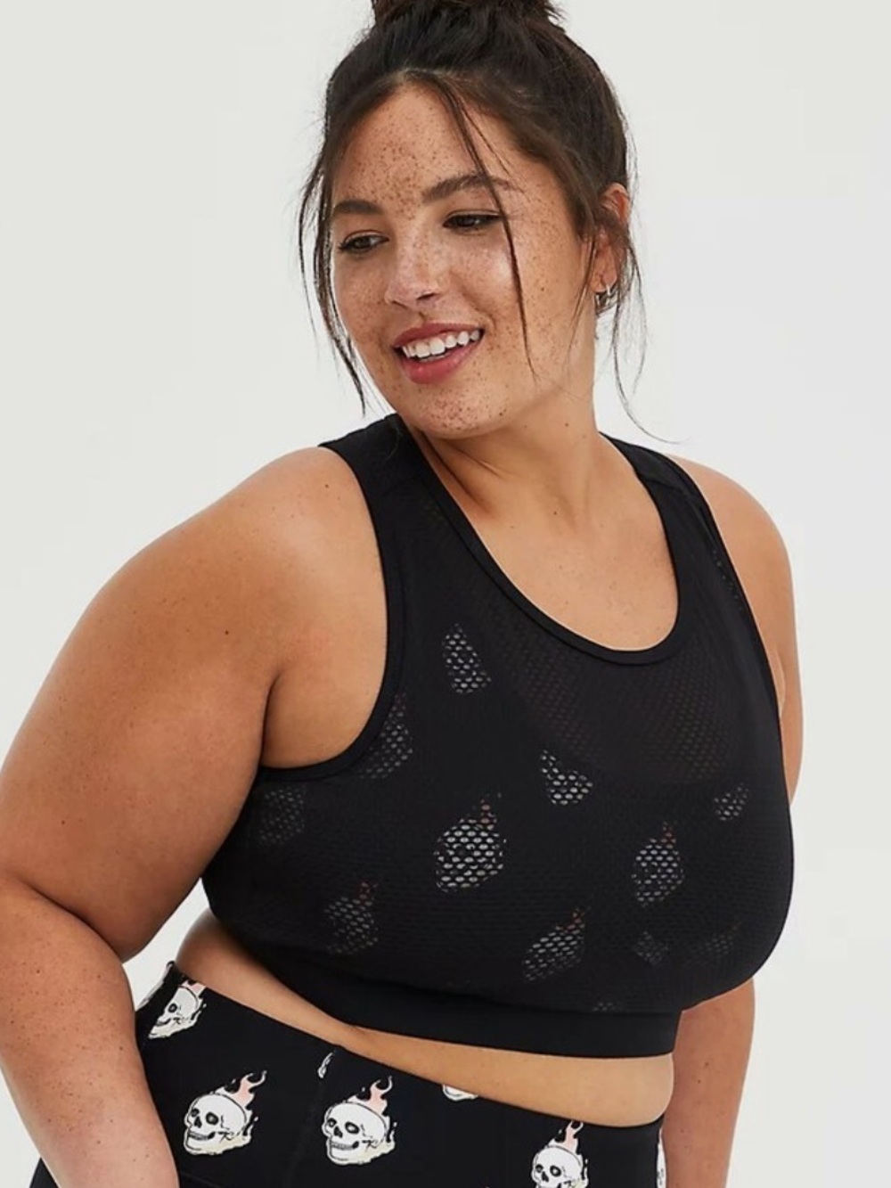 Torrid Black Mesh Racerback Sports Bralette
Size 3